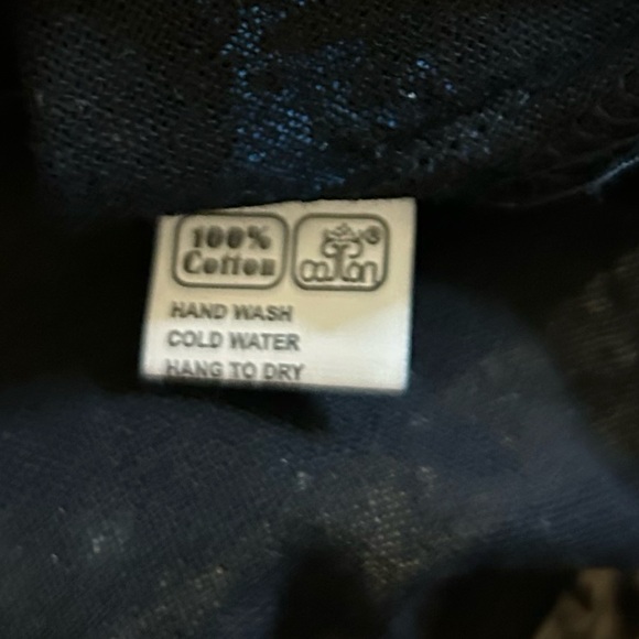 NWT CUPCAKE International Tunic Top Small Black Cotton - Picture 10 of 12